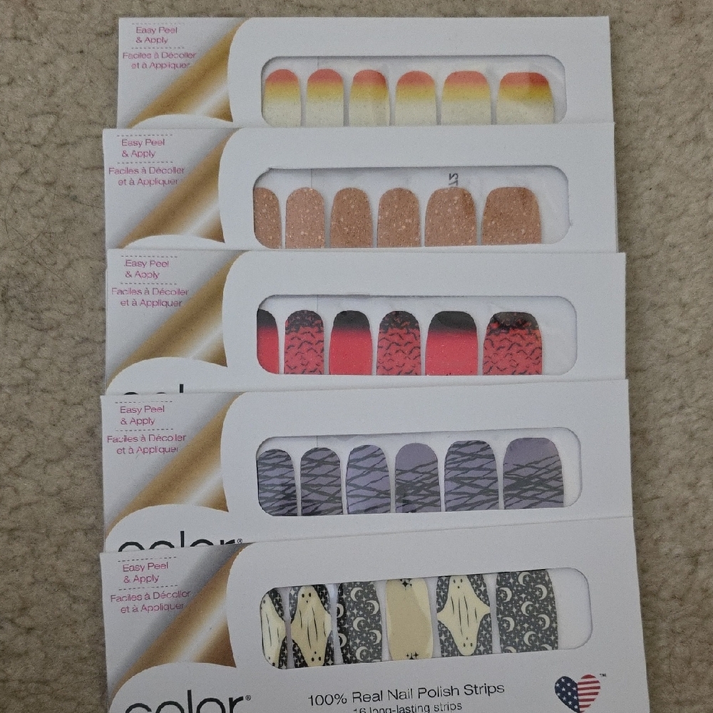 Color Street Nail Strips Set Of 5